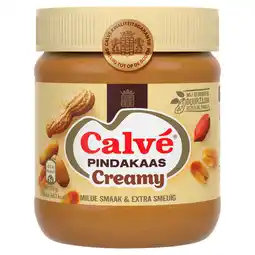 PLUS Calvé Pindakaas creamy aanbieding