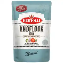 PLUS Bertolli Pastasaus Aglio zak aanbieding