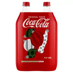 PLUS Coca-Cola Original taste 4-pack aanbieding