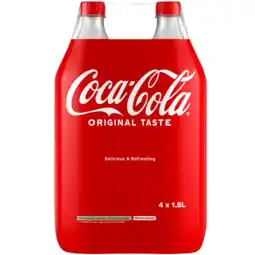 PLUS Coca-Cola Original taste 4-pack aanbieding