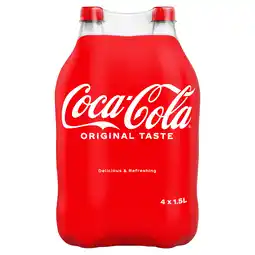PLUS Coca-Cola Original taste 4-pack aanbieding