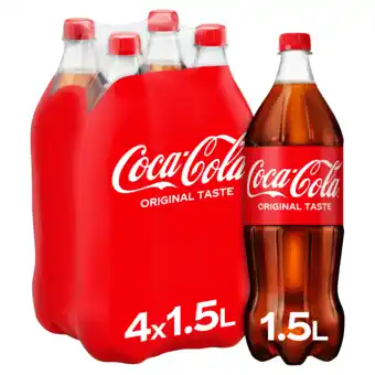 PLUS Coca-Cola Original taste 4-pack aanbieding