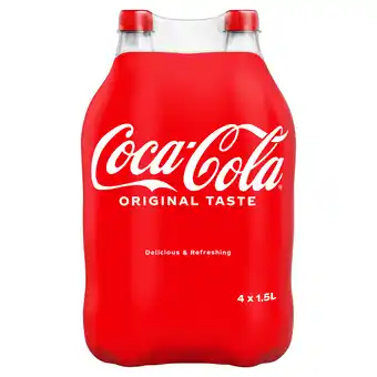 PLUS Coca-Cola Original taste 4-pack aanbieding