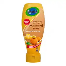 PLUS Remia Mosterdsaus Topdown aanbieding