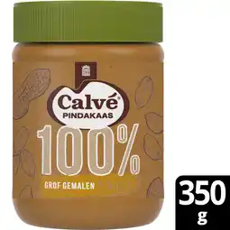 PLUS Calvé Pindakaas grof gemalen pinda's aanbieding