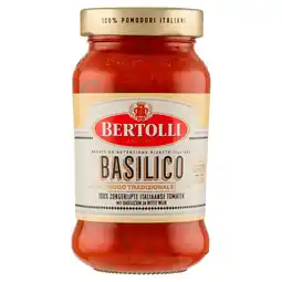 PLUS Bertolli Pastasaus Tomaat & Basilicum aanbieding