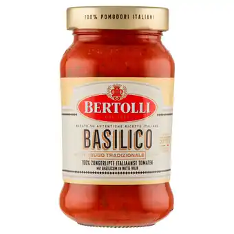 PLUS Bertolli Pastasaus Tomaat & Basilicum aanbieding