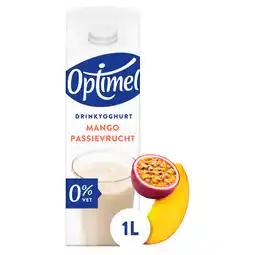 PLUS Optimel Drink mango-passievrucht 0% vet aanbieding