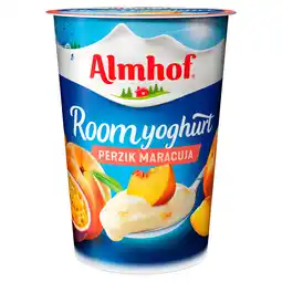 PLUS Almhof Roomyoghurt maracuja-perzik aanbieding