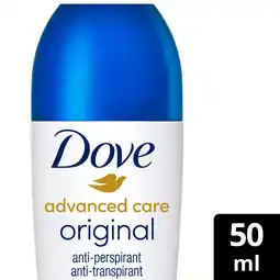 PLUS Dove Deodorant roller original aanbieding