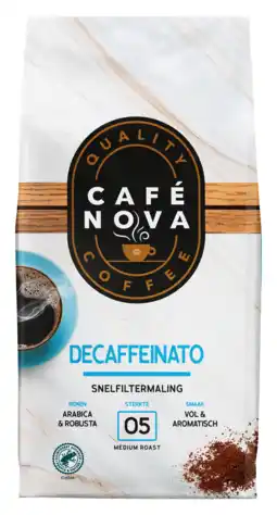 PLUS Café Nova Filterkoffie decaf aanbieding