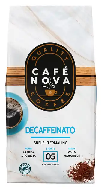 PLUS Café Nova Filterkoffie decaf aanbieding