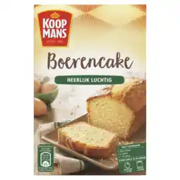PLUS Koopmans Boerencake bakmix aanbieding