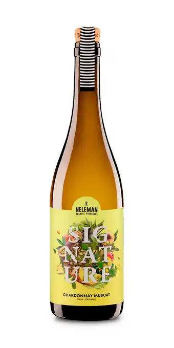 PLUS Neleman Signature Organic Chardonnay Muscat aanbieding