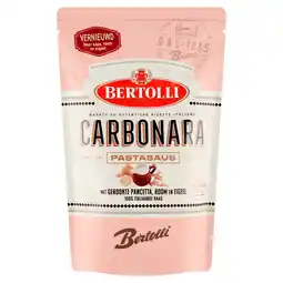 PLUS Bertolli Pastasaus Carbonara aanbieding