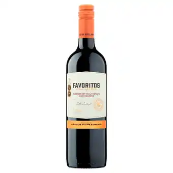 PLUS Favoritos Classic Cabernet Sauvignon Carmenère aanbieding