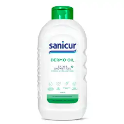 PLUS Sanicur Bad- en douchegel dermo olie aanbieding