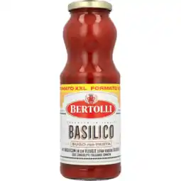PLUS Bertolli Basilico sugo per pasta aanbieding