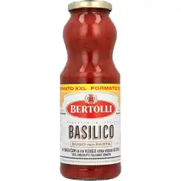 PLUS Bertolli Basilico sugo per pasta aanbieding