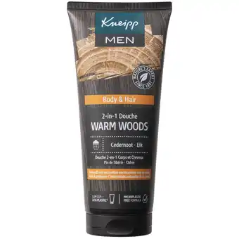 PLUS Kneipp Men Douche Warm Woods aanbieding
