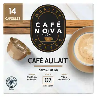 PLUS Café Nova Koffiecapsules café au lait aanbieding