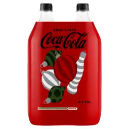 PLUS Coca-Cola Zero sugar 4-pack aanbieding