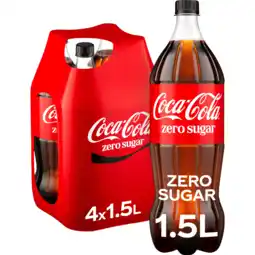 PLUS Coca-Cola Zero sugar 4-pack aanbieding