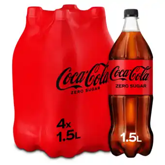 PLUS Coca-Cola Zero sugar 4-pack aanbieding