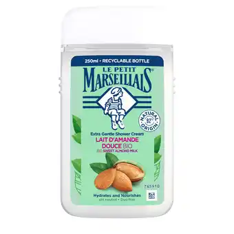 PLUS Le Petit Marseiliais Showercream Sweet Almond aanbieding