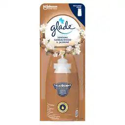 PLUS Glade by Brise Sense & Spray Sandalwood Jasmine navul aanbieding