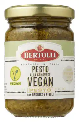 PLUS Bertolli Pesto alla Genovese vegan aanbieding