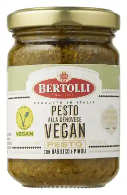 PLUS Bertolli Pesto alla Genovese vegan aanbieding