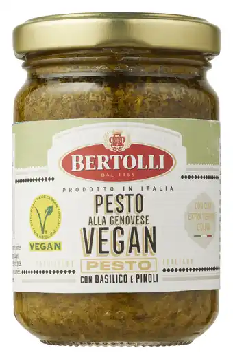 PLUS Bertolli Pesto alla Genovese vegan aanbieding