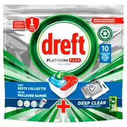 PLUS Dreft Platinum + vaatwascapsules deep clean aanbieding