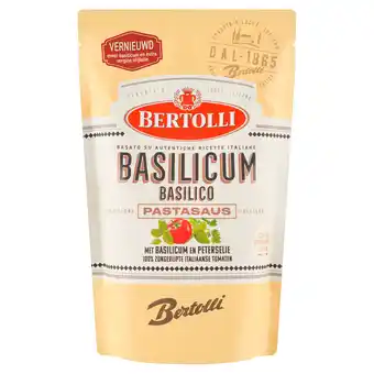 PLUS Bertolli Pastasaus Basilico aanbieding