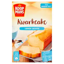 PLUS Koopmans Kwarkcake bakmix aanbieding