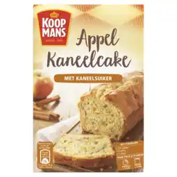 PLUS Koopmans Appel kaneelcake bakmix aanbieding