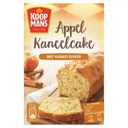 PLUS Koopmans Appel kaneelcake bakmix aanbieding