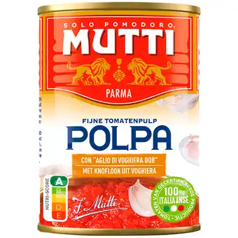 PLUS Mutti Polpa Knoflook aanbieding