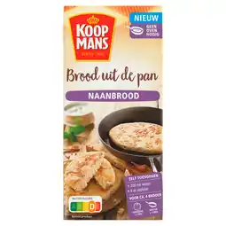 PLUS Koopmans Brood uit de pan naanbrood bakmix aanbieding