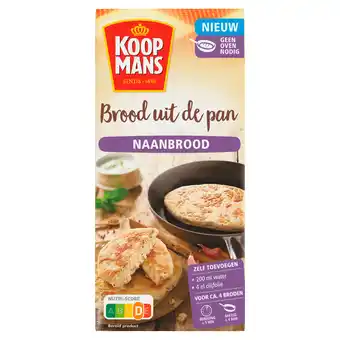 PLUS Koopmans Brood uit de pan naanbrood bakmix aanbieding