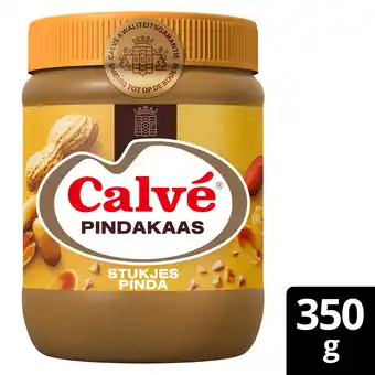PLUS Calvé Pindakaas stukjes pinda aanbieding