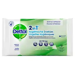 PLUS Dettol Hygiënische doekjes 2in1 aanbieding