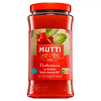 PLUS Mutti Pastasaus Basilico aanbieding