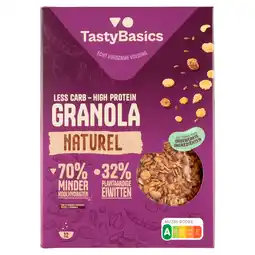 PLUS TastyBasics Granola naturel aanbieding
