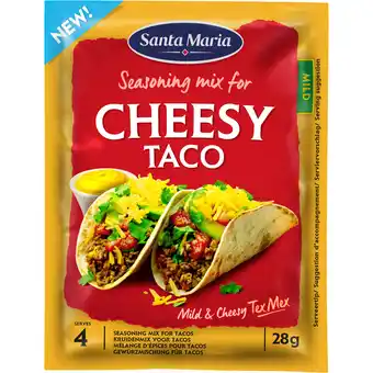PLUS Santa maria Cheesy Taco Seasoning Mix aanbieding