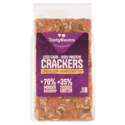 PLUS TastyBasics Cracker zonnebloem pompoenpit aanbieding
