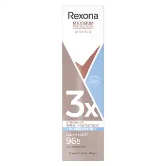 PLUS Rexona Deospray Clean scent max protection aanbieding
