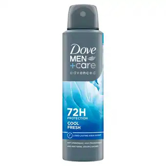 PLUS Dove For Men Deospray care cool fresh aanbieding