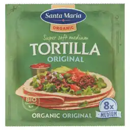 PLUS Santa maria Soft Tortilla Organic Medium aanbieding